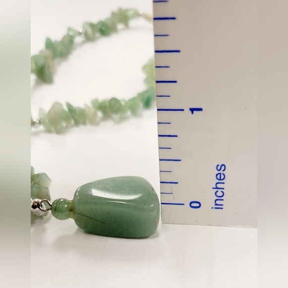Chip Necklace- Faux Jade - Picture 5 of 7